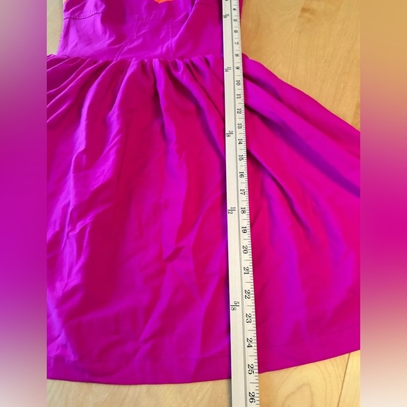 Vintage Havana hot pink midi dress size M - Picture 5 of 6